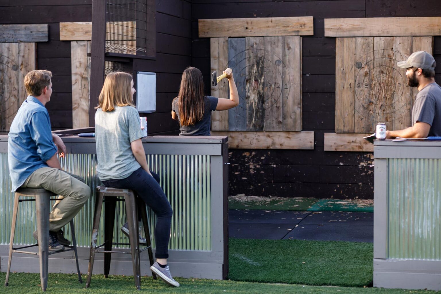 Axe Throwing in Columbia, MO Midway Golf & Games